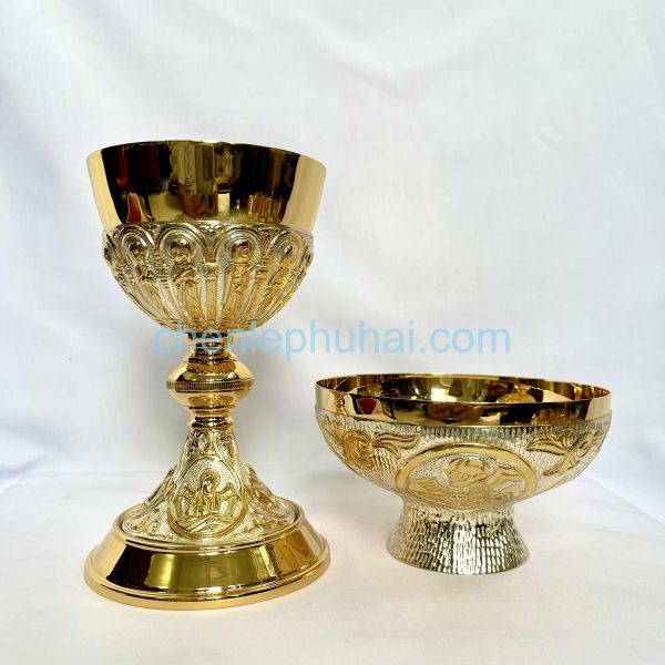 04 Chén Lễ 12 Tông Đồ và Đĩa 4 Thánh Sử